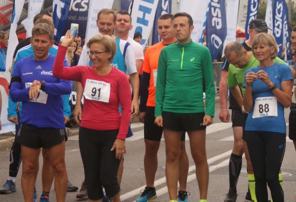 Posłanka Janyska na półmaratonie Philipsa